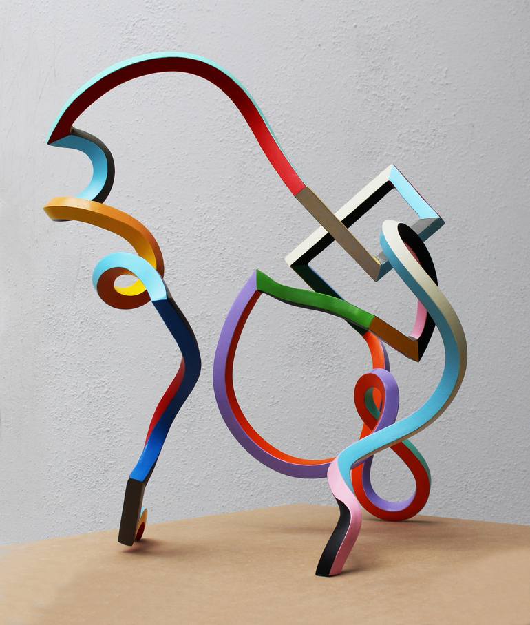 Original Abstract Sculpture by Frans Muhren