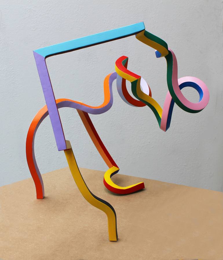 Original Abstract Sculpture by Frans Muhren