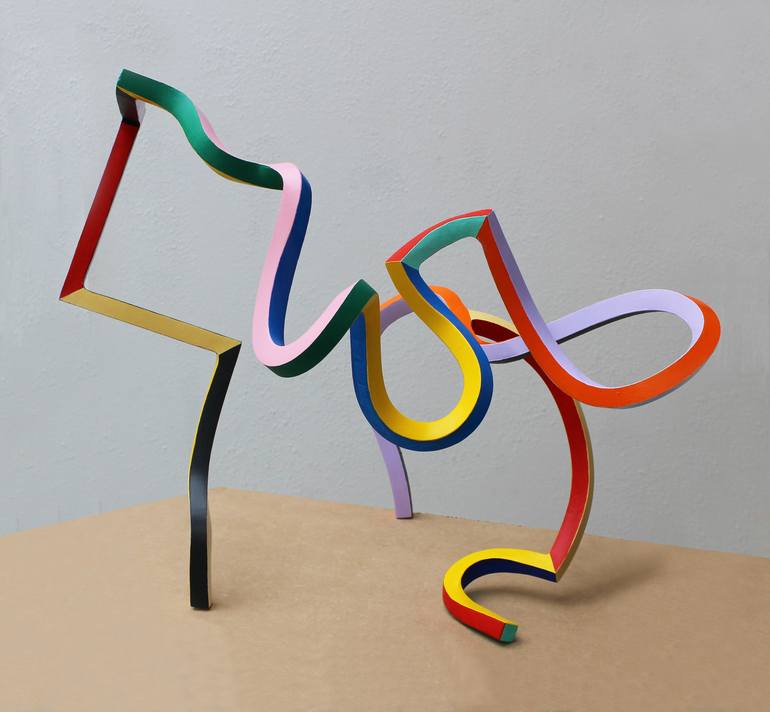 Original Abstract Sculpture by Frans Muhren