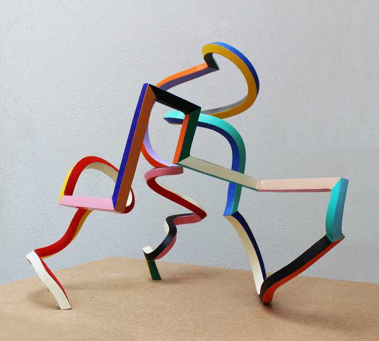 Original Abstract Sculpture by Frans Muhren