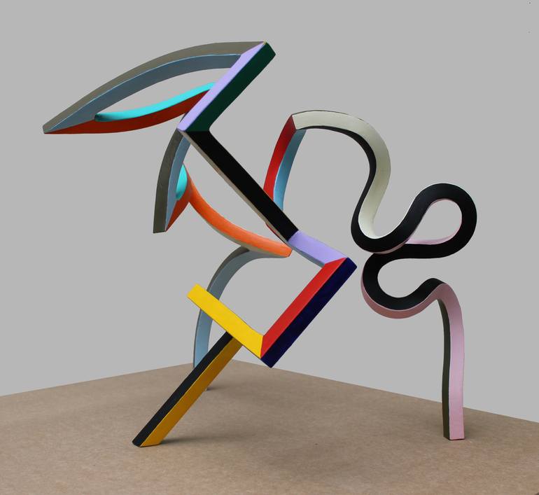 Original Abstract Sculpture by Frans Muhren