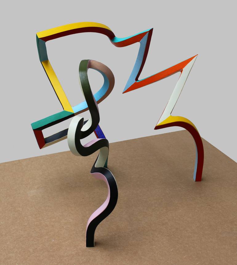 Original Abstract Sculpture by Frans Muhren