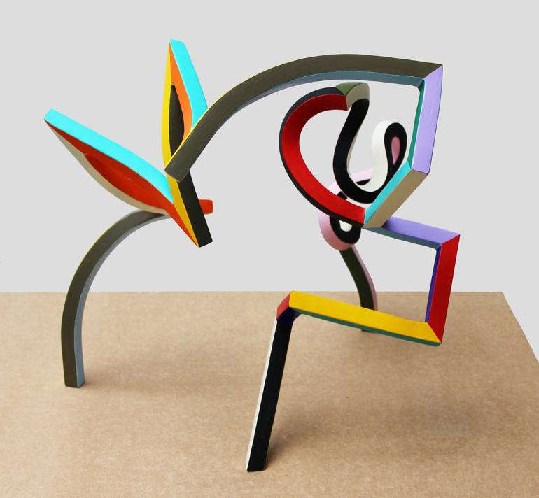 Original Abstract Sculpture by Frans Muhren