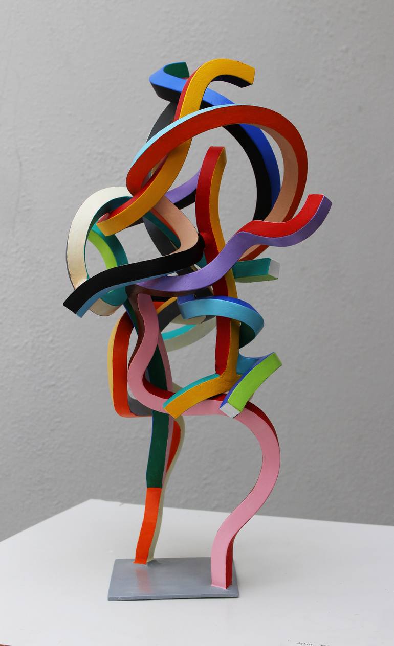 Original Abstract Sculpture by Frans Muhren