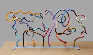 Original Abstract Sculpture by Frans Muhren