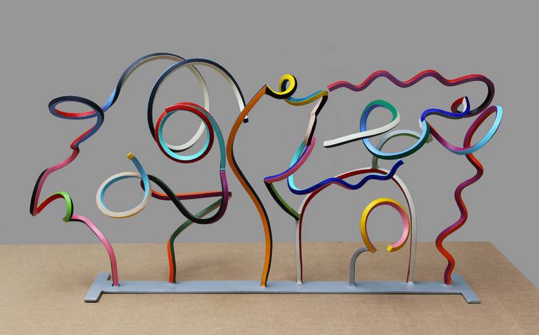 Original Abstract Sculpture by Frans Muhren