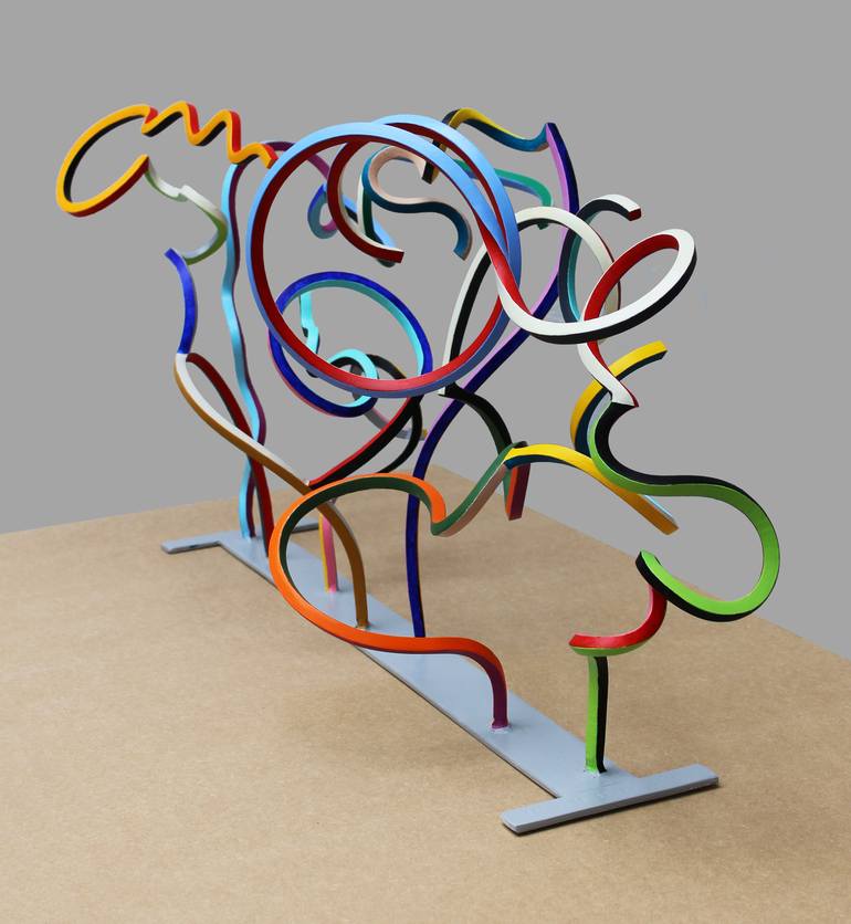 Original Abstract Sculpture by Frans Muhren