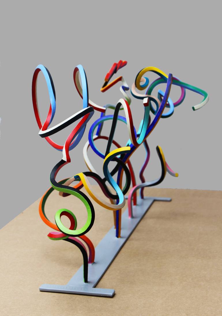 Original Abstract Sculpture by Frans Muhren