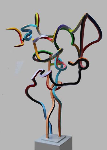 Original Abstract Sculpture by Frans Muhren