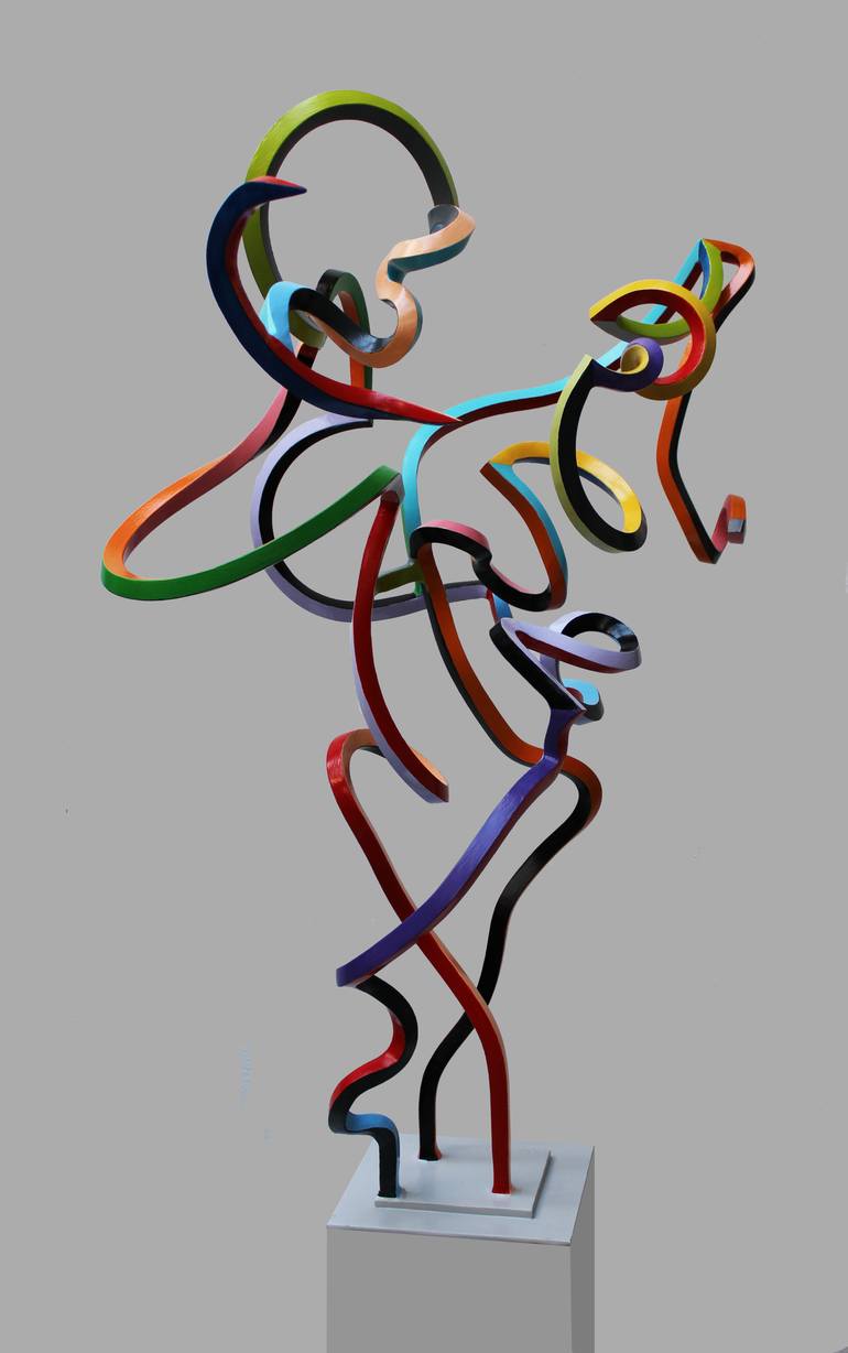 Original Abstract Sculpture by Frans Muhren