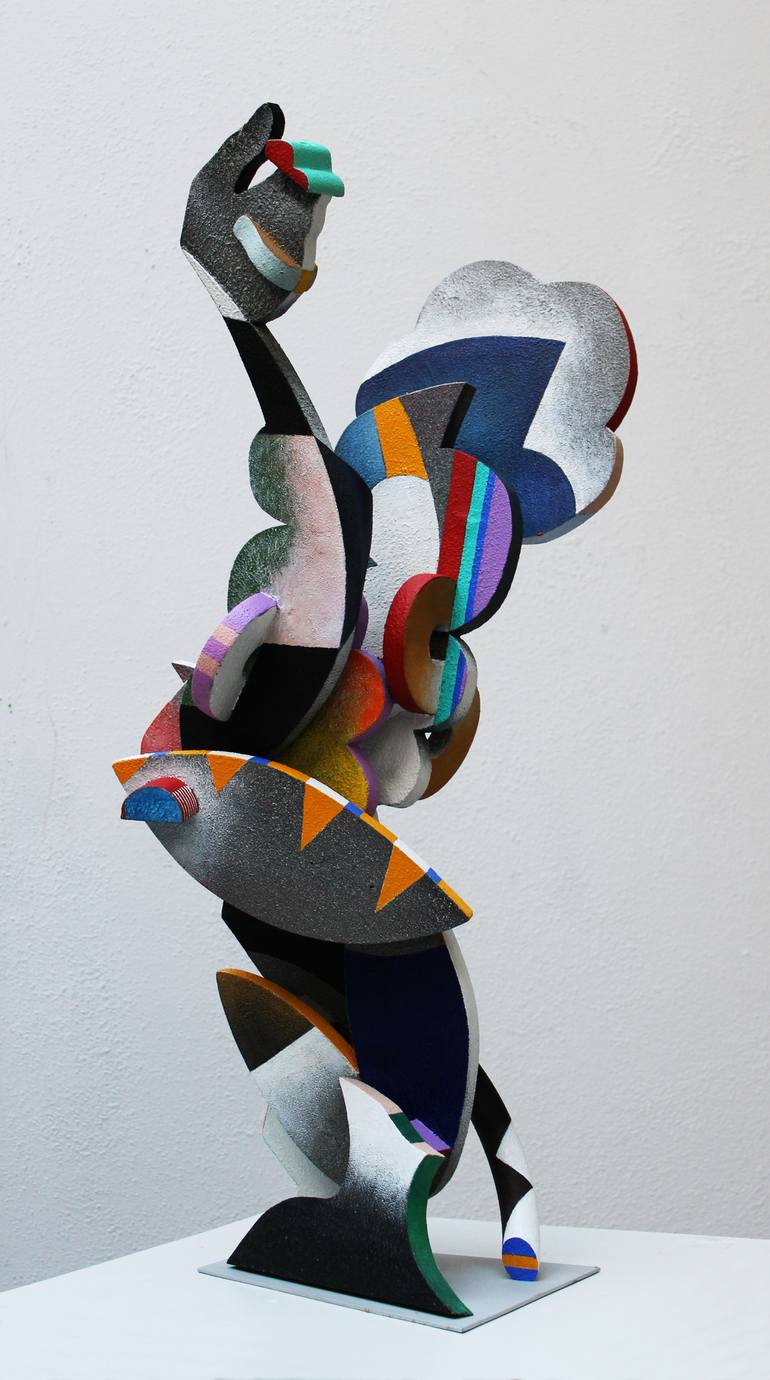 Original Abstract Expressionism Abstract Sculpture by Frans Muhren