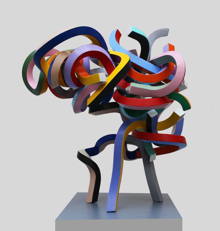 Original Abstract Sculpture by Frans Muhren