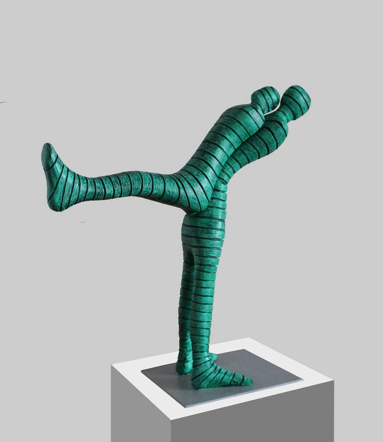 Original Figurative People Sculpture by Frans Muhren