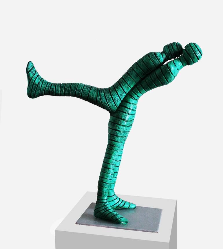 Original Figurative People Sculpture by Frans Muhren