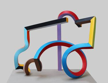 Original Abstract Sculpture by Frans Muhren