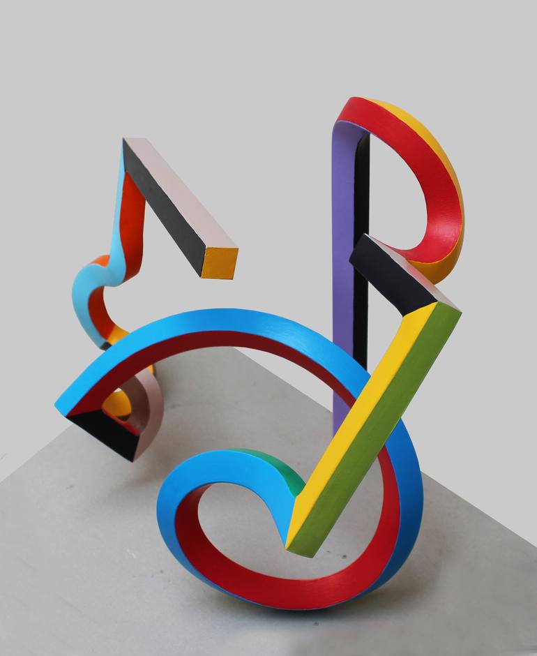 Original Abstract Sculpture by Frans Muhren