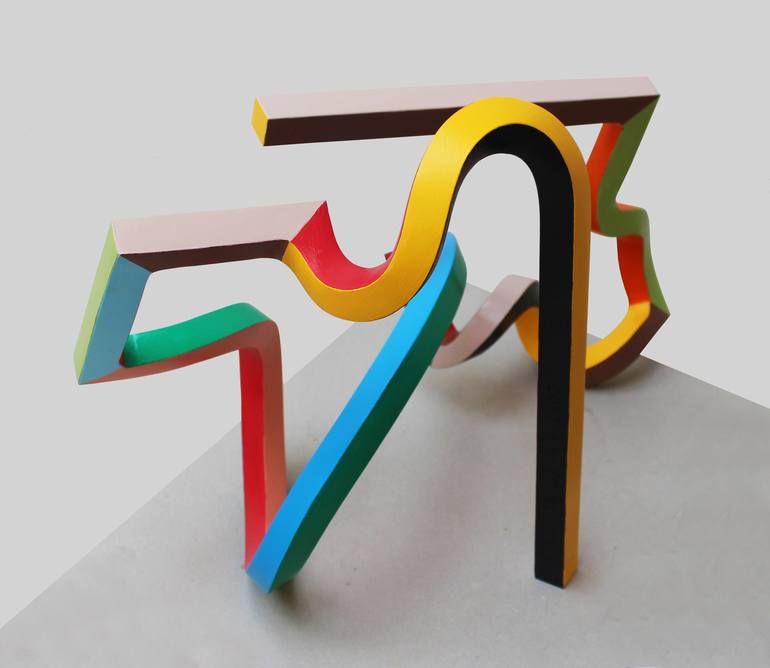 Original Abstract Sculpture by Frans Muhren