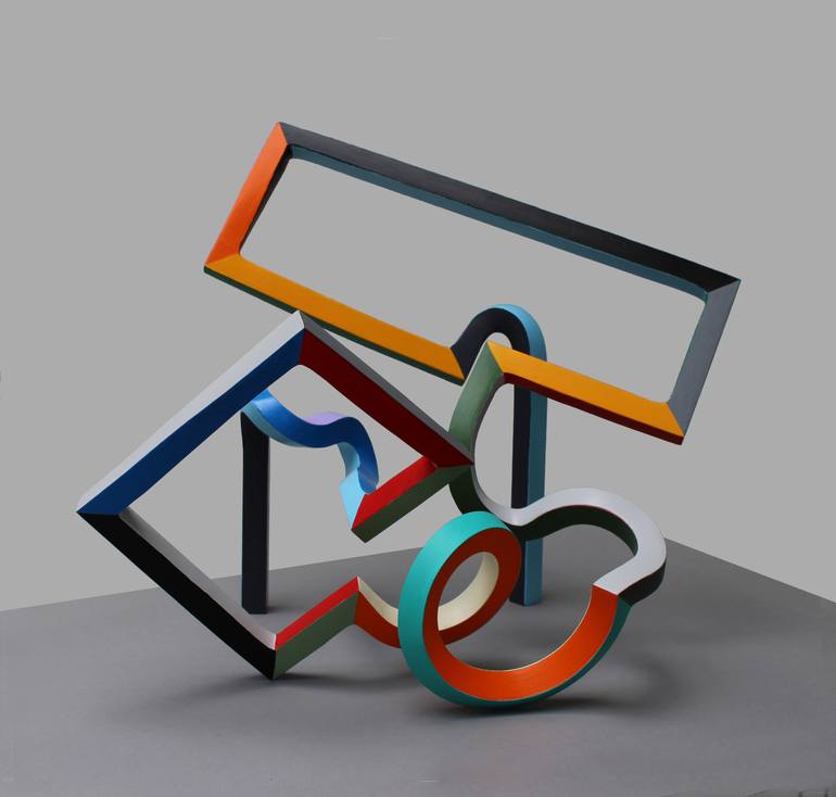 Original Abstract Sculpture by Frans Muhren