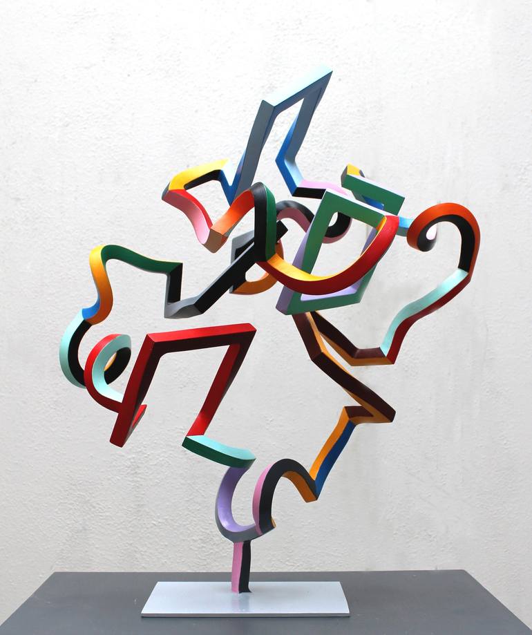 Original Abstract Sculpture by Frans Muhren