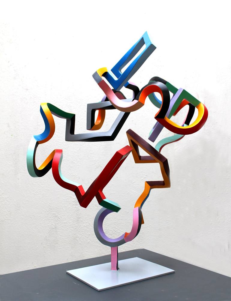 Original Abstract Sculpture by Frans Muhren