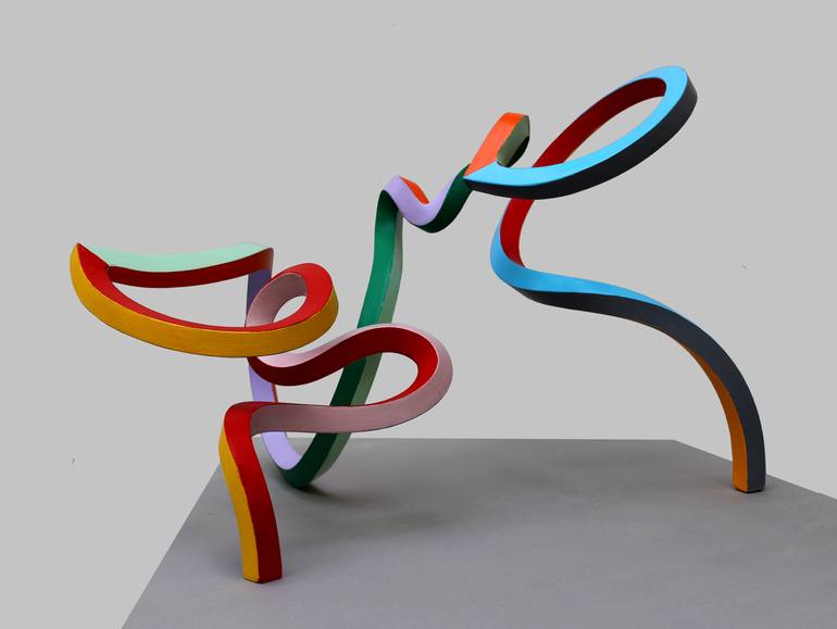 Original Abstract Sculpture by Frans Muhren