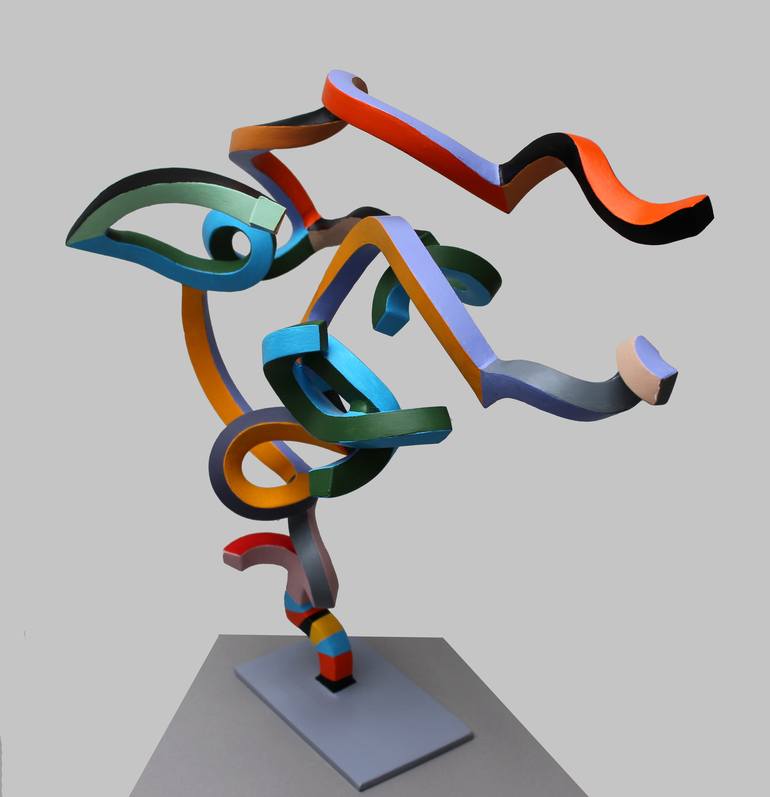 Original Abstract Sculpture by Frans Muhren