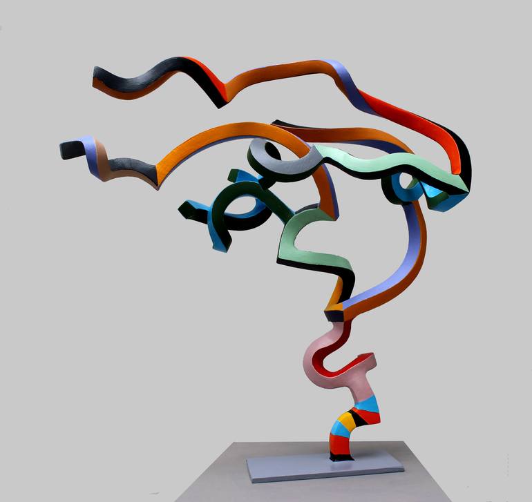 Original Abstract Sculpture by Frans Muhren