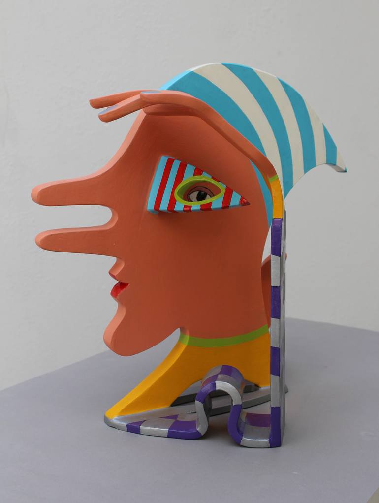 Original Dada Humor Sculpture by Frans Muhren