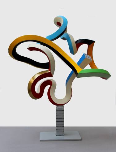 Original Abstract Sculpture by Frans Muhren