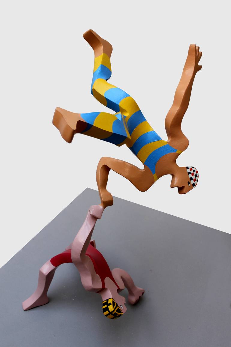 Original Dada Sports Sculpture by Frans Muhren