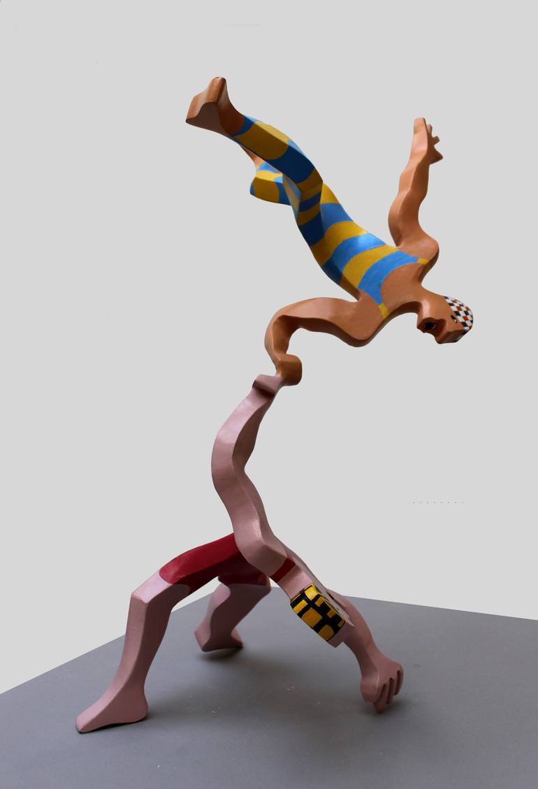 Original Dada Sports Sculpture by Frans Muhren