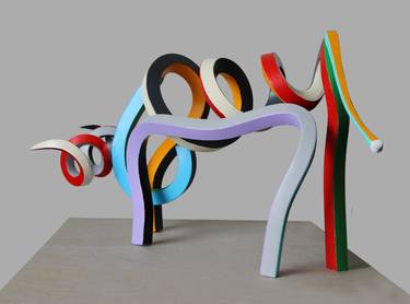 Original Abstract Animal Sculpture by Frans Muhren