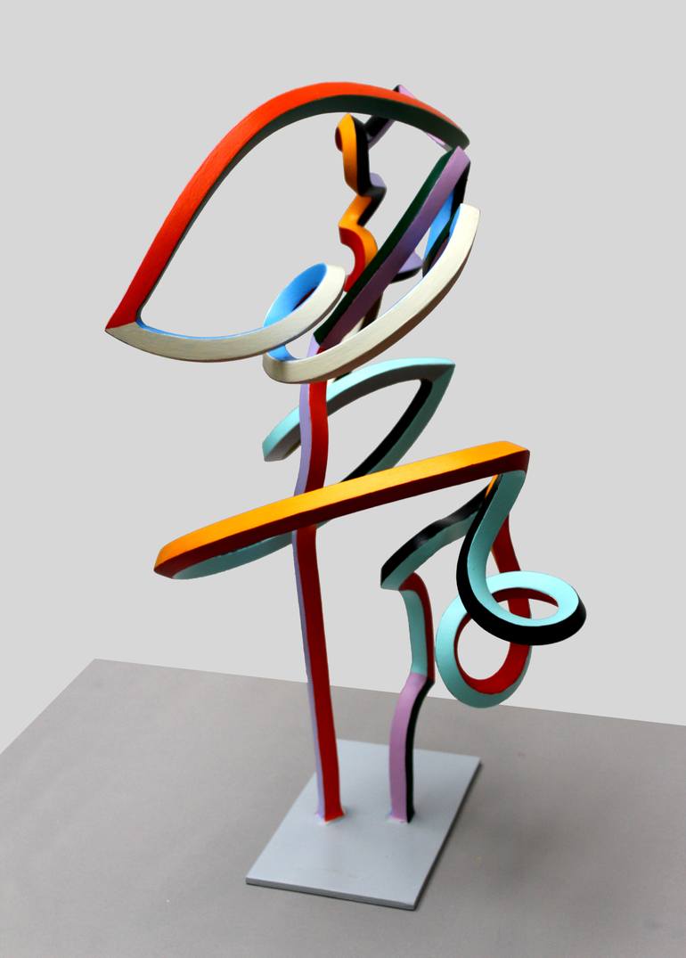 Original Abstract Sculpture by Frans Muhren