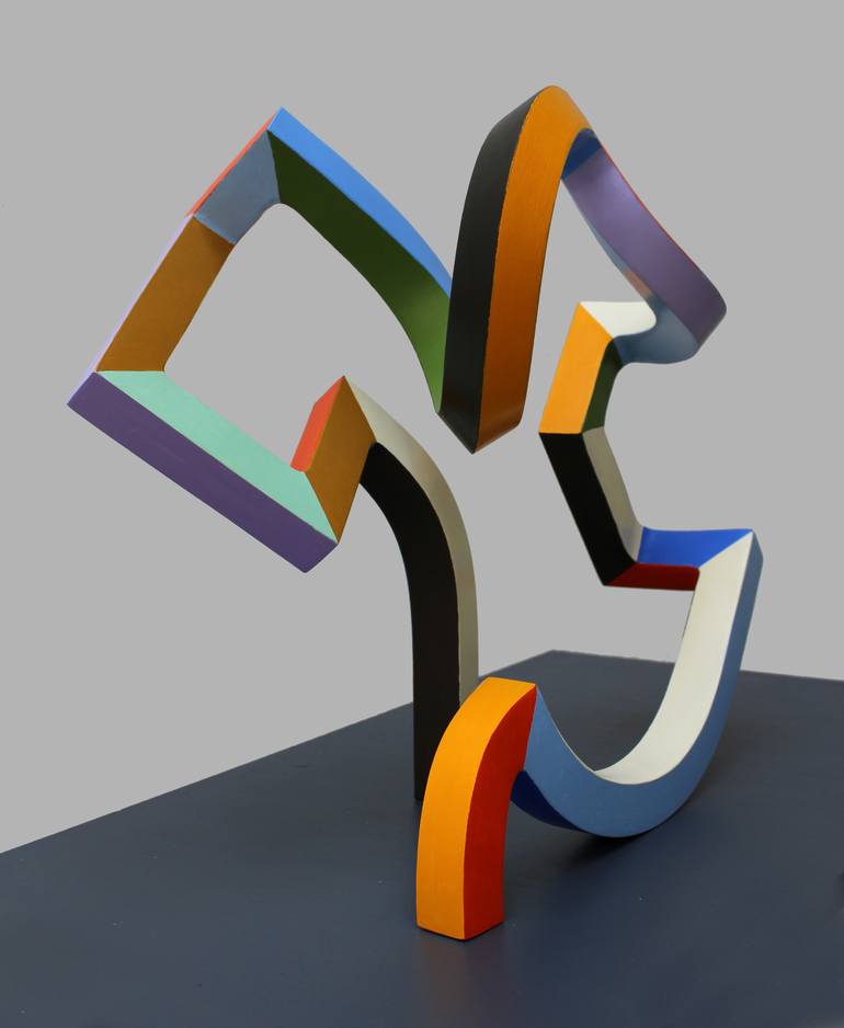 Original Abstract Sculpture by Frans Muhren