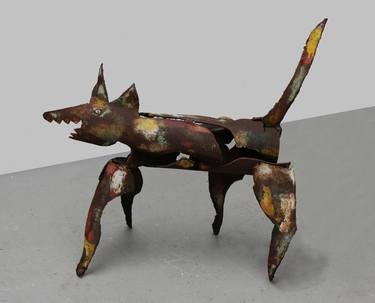 Original Abstract Expressionism Animal Sculpture by Frans Muhren