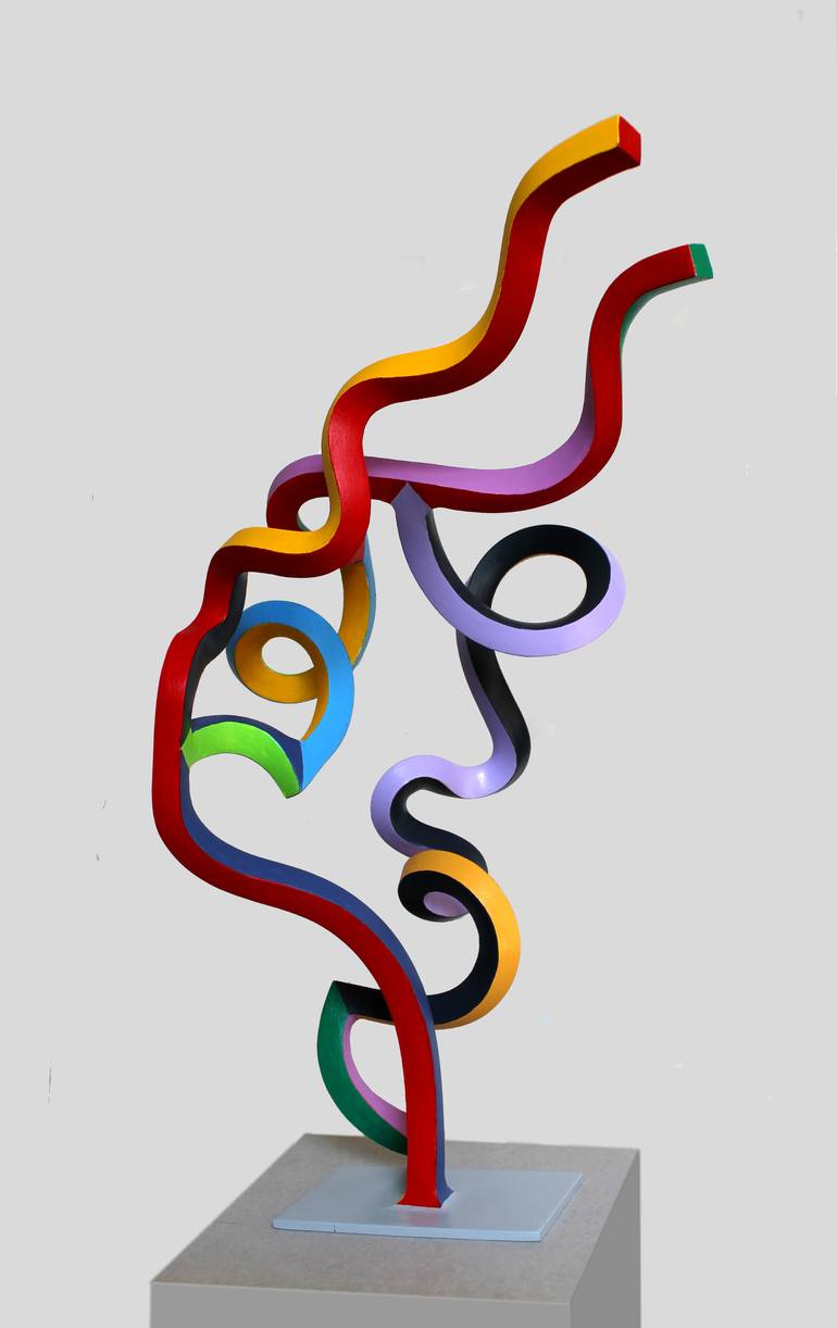 Original Abstract Sculpture by Frans Muhren