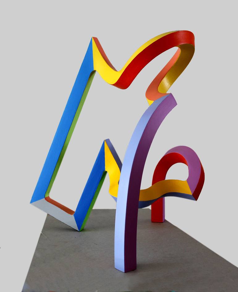 Original Abstract Sculpture by Frans Muhren