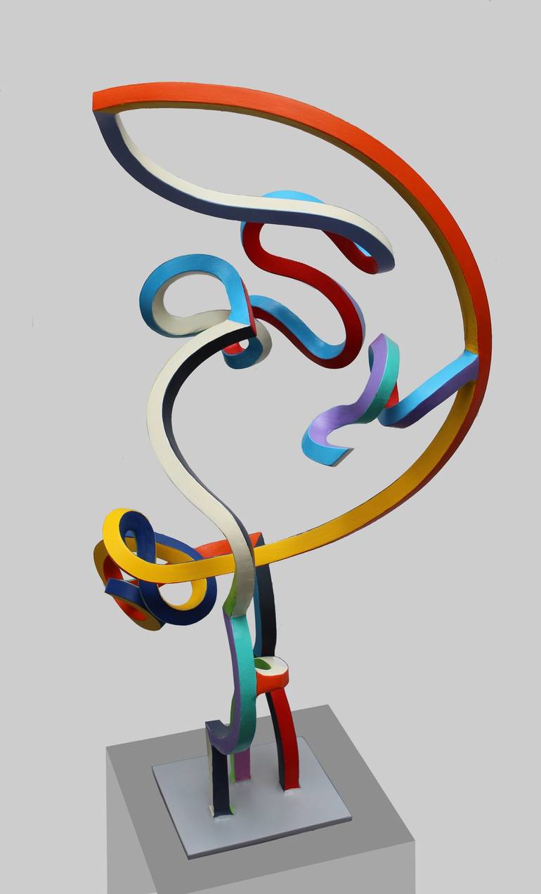 Original Abstract Sculpture by Frans Muhren