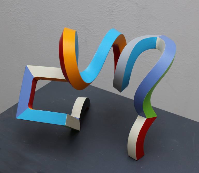 Original Abstract Sculpture by Frans Muhren