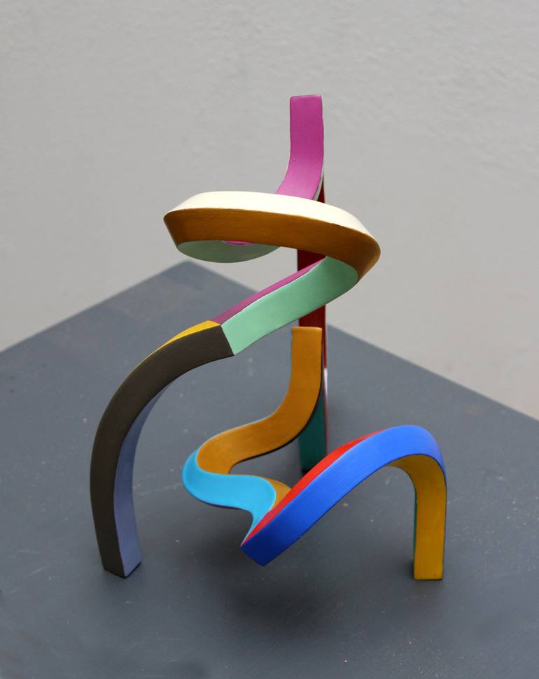 Streamer 80 small a (3D print) Sculpture by Frans Muhren | Saatchi Art