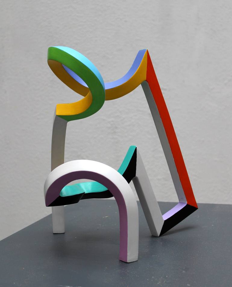 Original Abstract Sculpture by Frans Muhren