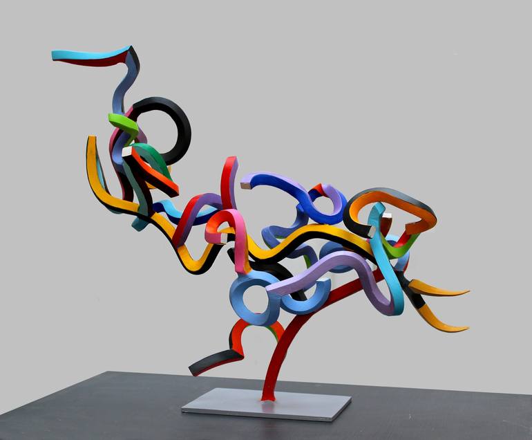 Original Abstract Sculpture by Frans Muhren