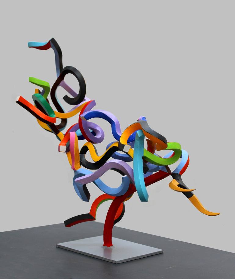 Original Abstract Sculpture by Frans Muhren