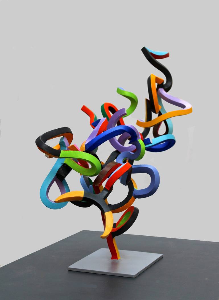 Original Abstract Sculpture by Frans Muhren