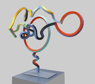 Saatchi Art Artist Frans Muhren; Sculpture, “Streamer 91” #art