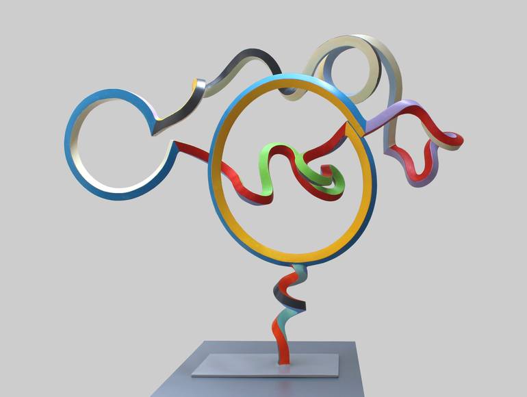 Original Abstract Sculpture by Frans Muhren