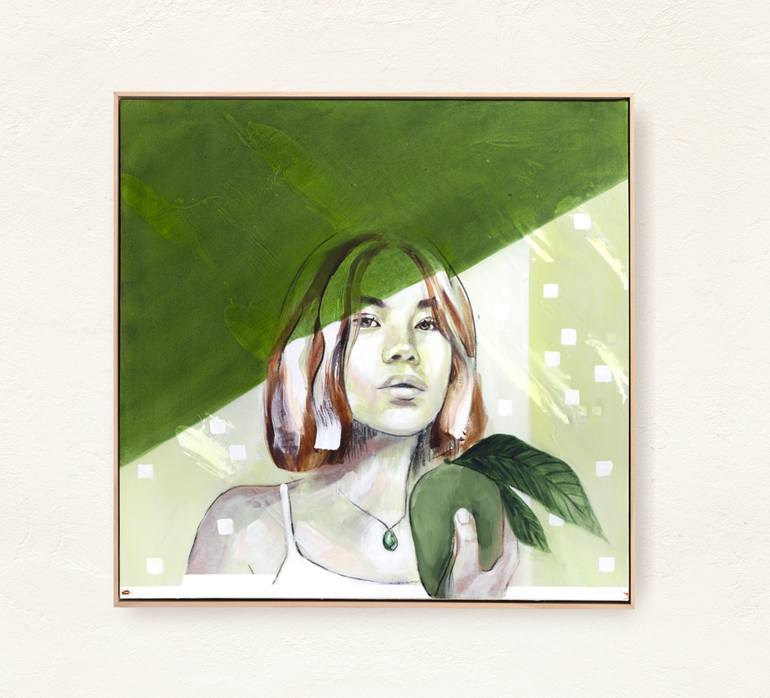 Original Contemporary Portrait Painting by Hannah Adamaszek