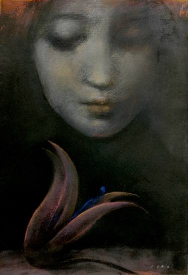 Print of Expressionism Women Paintings by Isao Tomoda