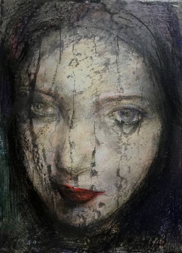 Print of Expressionism Women Paintings by Isao Tomoda