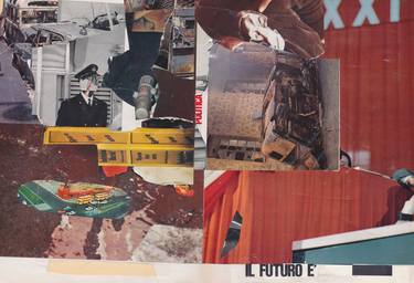 Original Abstract Politics Collage by Micosch Holland